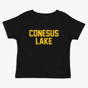 Conesus Lake New York Classic Block Toddler T-Shirt