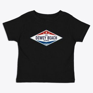 Dewey Beach Delaware Diamond Star Toddler T-Shirt