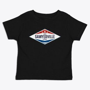 Sawyerville Illinois Diamond Star Toddler T-Shirt