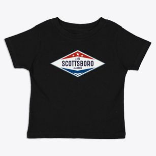Scottsboro Alabama Diamond Star Toddler T-Shirt