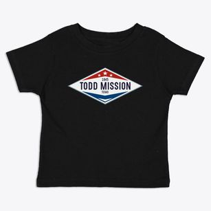 Todd Mission Texas Diamond Star Toddler T-Shirt