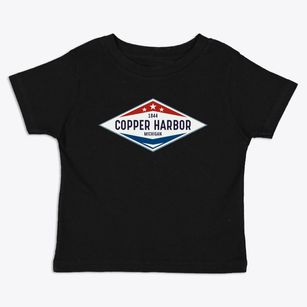 Copper Harbor Michigan Diamond Star Toddler T-Shirt