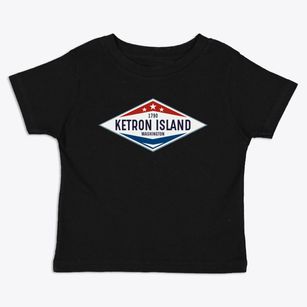 Ketron Island Washington Diamond Star Toddler T-Shirt