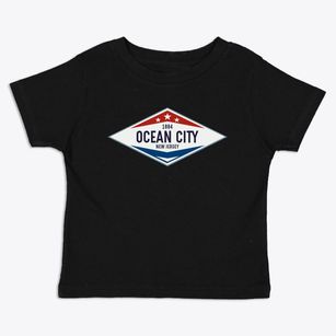 Ocean City New Jersey Diamond Star Toddler T-Shirt
