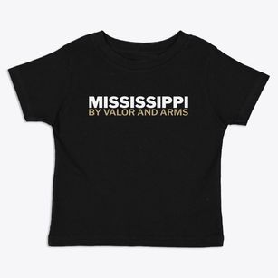  Mississippi White and Gold Toddler T-Shirt