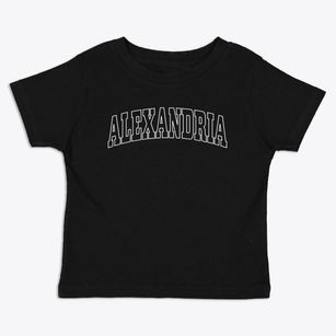 Alexandria New York Trendy Block Toddler T-Shirt
