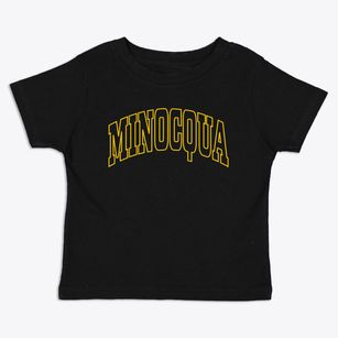 Minocqua Wisconsin Trendy Block Toddler T-Shirt