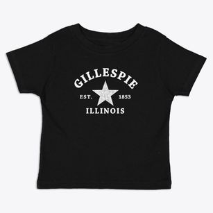 Gillespie Illinois Star Toddler T-Shirt