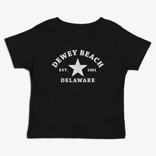 Dewey Beach Delaware Star Toddler T-Shirt