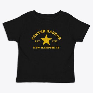 Center Harbor New Hampshire Star Toddler T-Shirt
