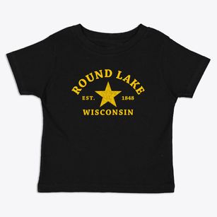 Round Lake Wisconsin Star Toddler T-Shirt