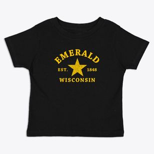 Emerald Wisconsin Star Toddler T-Shirt