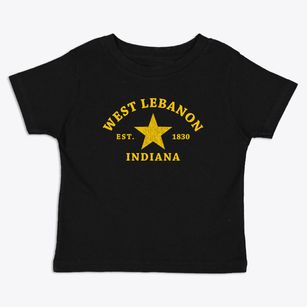West Lebanon Indiana Star Toddler T-Shirt