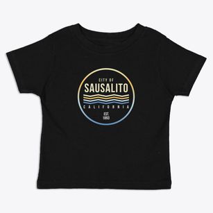 Sausalito California Color Fade Toddler T-Shirt