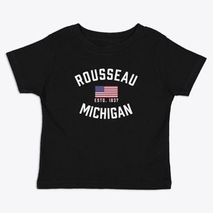 Rousseau Michigan Patriot Toddler T-Shirt