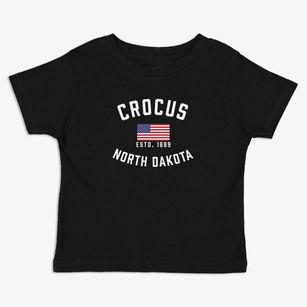 Crocus North Dakota Patriot Toddler T-Shirt
