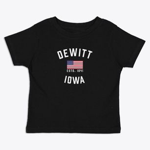 Dewitt Iowa Patriot Toddler T-Shirt