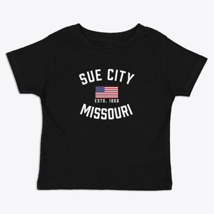 Sue City Missouri Patriot Toddler T-Shirt