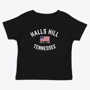 Halls Hill Tennessee Patriot Toddler T-Shirt