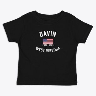Davin West Virginia Patriot Toddler T-Shirt
