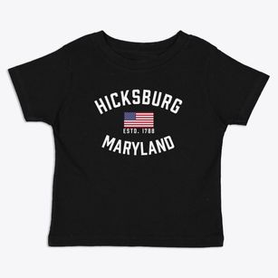 Hicksburg Maryland Patriot Toddler T-Shirt
