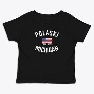 Polaski Michigan Patriot Toddler T-Shirt