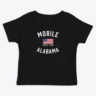 Mobile Alabama Patriot Toddler T-Shirt