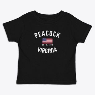 Peacock Virginia Patriot Toddler T-Shirt