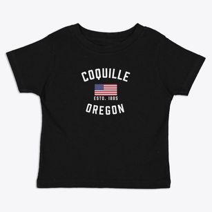 Coquille Oregon Patriot Toddler T-Shirt