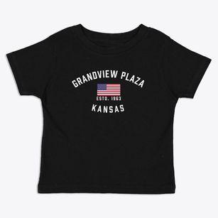 Grandview Plaza Kansas Patriot Toddler T-Shirt
