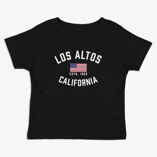 Los Altos California Patriot Toddler T-Shirt