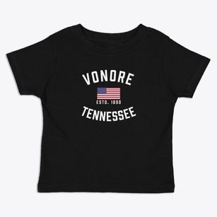 Vonore Tennessee Patriot Toddler T-Shirt