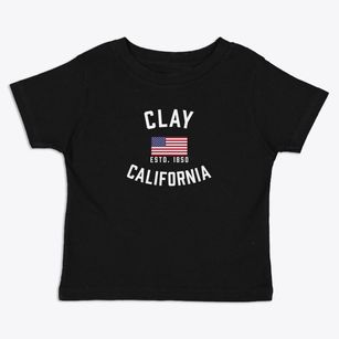 Clay California Patriot Toddler T-Shirt