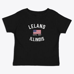 Leland Illinois Patriot Toddler T-Shirt