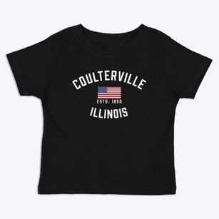 Coulterville Illinois Patriot Toddler T-Shirt