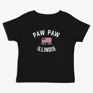 Paw Paw Illinois Patriot Toddler T-Shirt