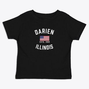 Darien Illinois Patriot Toddler T-Shirt
