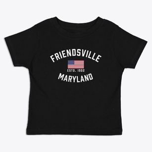 Friendsville Maryland Patriot Toddler T-Shirt