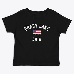 Brady Lake Ohio Patriot Toddler T-Shirt