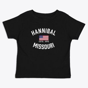 Hannibal Missouri Patriot Toddler T-Shirt