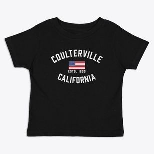 Coulterville California Patriot Toddler T-Shirt