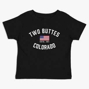 Two Buttes Colorado Patriot Toddler T-Shirt