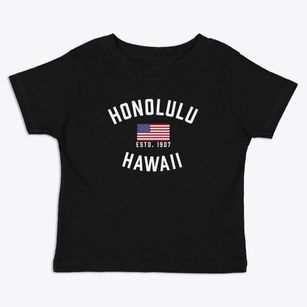 Honolulu Hawaii Patriot Toddler T-Shirt