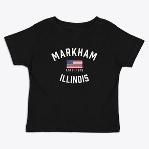Markham Illinois Patriot Toddler T-Shirt