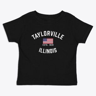 Taylorville Illinois Patriot Toddler T-Shirt