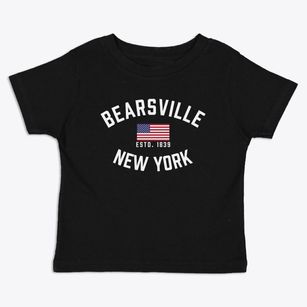 Bearsville New York Patriot Toddler T-Shirt