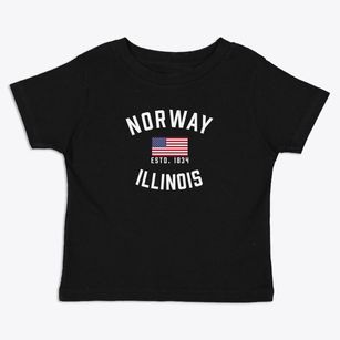 Norway Illinois Patriot Toddler T-Shirt
