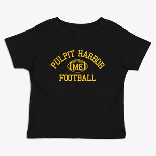 Pulpit Harbor Maine Football Toddler T-Shirt