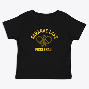 Saranac Lake New York Pickleball Toddler T-Shirt