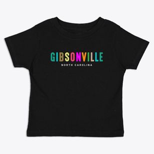Gibsonville North Carolina Color Pop Toddler T-Shirt